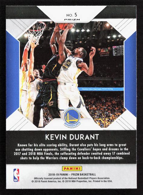 Panini Prizm Kevin Durant That S Savage Hyper Prizm