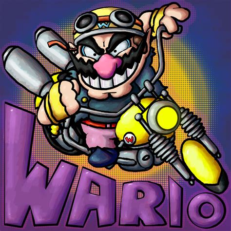 Biker Wario Fan Art