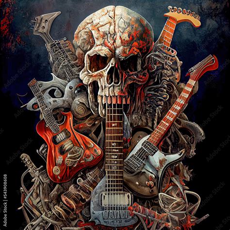 Metal Album Cover Heavy-Metal Death-Metal Hard Music Digital Graphic ...