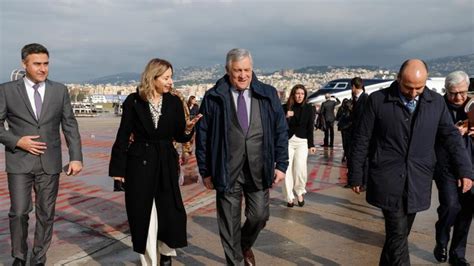 Il Ministro Tajani Inizia A Beirut Missione In Medio Oriente Gazzetta