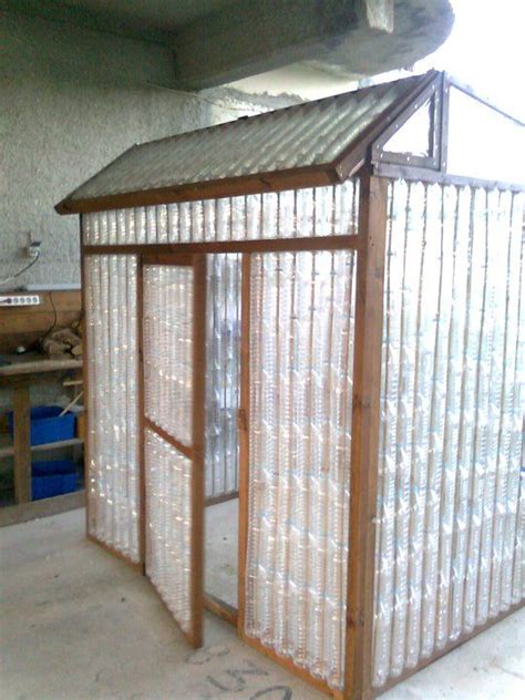 A very cool and clever way to recycle all those old water bottles ...