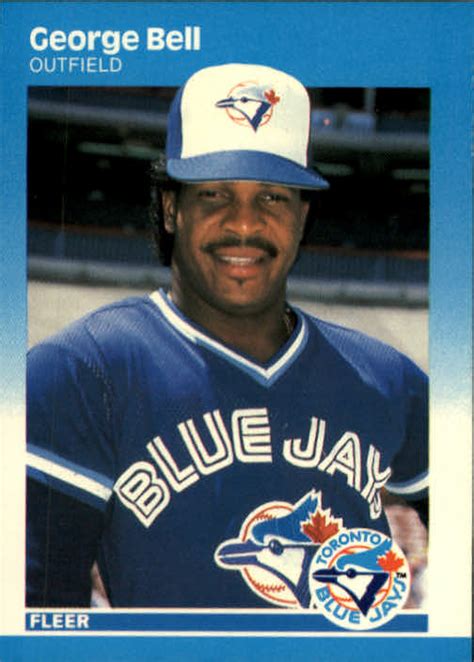 1987 Fleer #220 George Bell - NM-MT