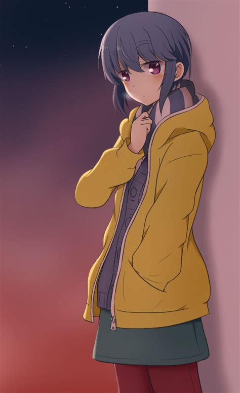 Safebooru 1girl Against Wall Bangs Blue Hair Green Skirt Hand In Pocket Jacket Long Hair Long