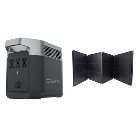 Ecoflow Delta 1300 Portable Power Station With 110w Solar Panel