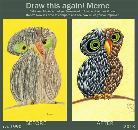 Draw this again! Meme: An Owl by Tabascofanatikerin on DeviantArt