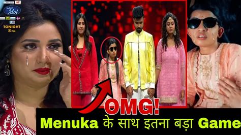 Indian Idol 14 Unfair With Menuka Poudel Kya Menuka Ke Saath Ho Rha