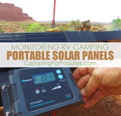 Portable Solar Panels For RV Camping VIDEO: How to set-up, monitor and ...