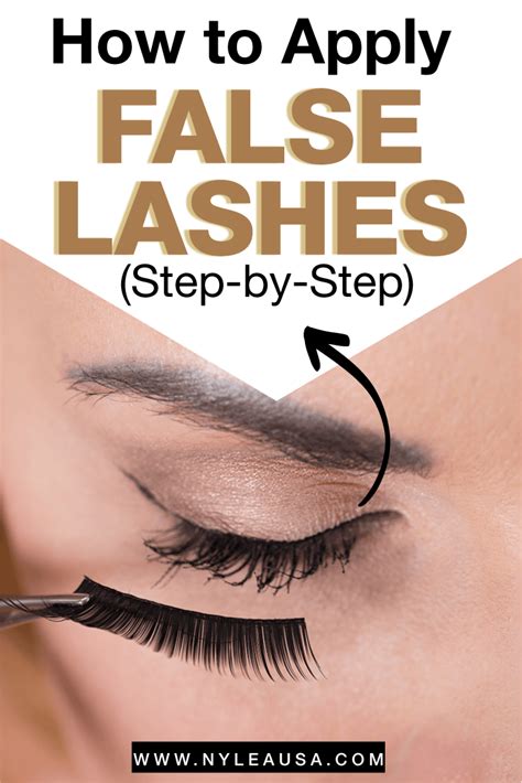 How To Apply False Lashes Step By Step Artofit