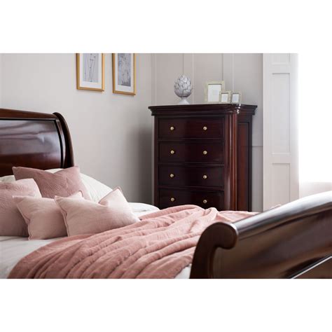 Antionette French Sleigh Bed Crown French Furniture