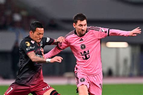 Lionel Messi reapareció en la derrota del Inter Miami ante Vissel Kobe