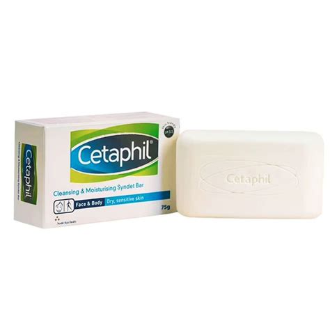 Cetaphil Cleansing Moisturising Syndet Bar For Face And Body Dry