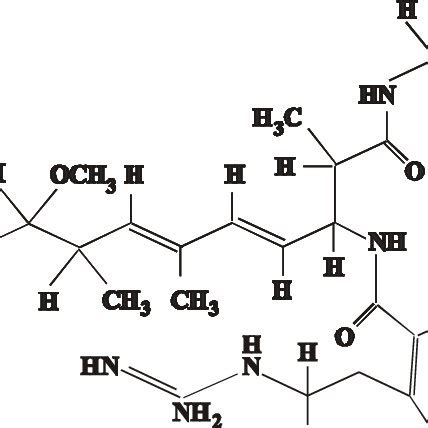 Chemical structure of microcystin-LR. | Download Scientific Diagram