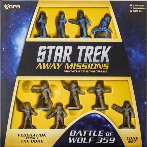 Star Trek Away Missions Board Game: Battle Of Wolf 359 Core Set