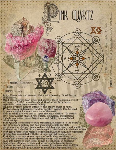 Pin By Pandy Francis On Stones And Crystals Book Of Shadows Wiccan