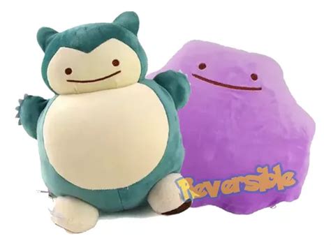 Peluche Snorlax Ditto Reversible Pokemon Cuotas Sin Inter S