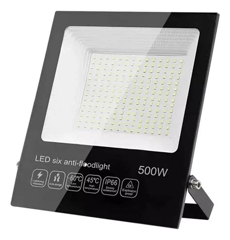 Reflector Lampara Led Exterior Ultradelgado W Brillante Meses Sin