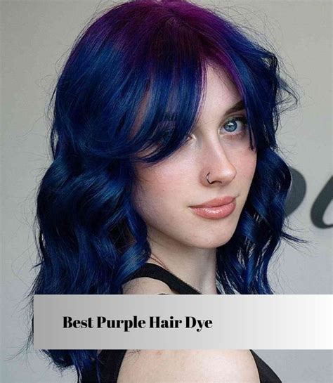 how to dye hair purple