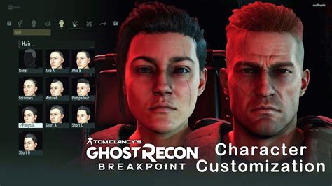 Ghost Recon Breakpoint Female And Male Character Customization All