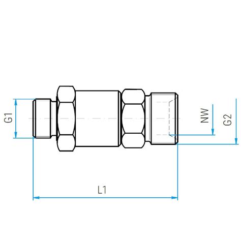 Mosmatic Drehgelenk DGV Gerade 1 Fach Gelagert 3 8 AG M22 AG