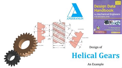 Design Of Helical Gears An Example English Youtube