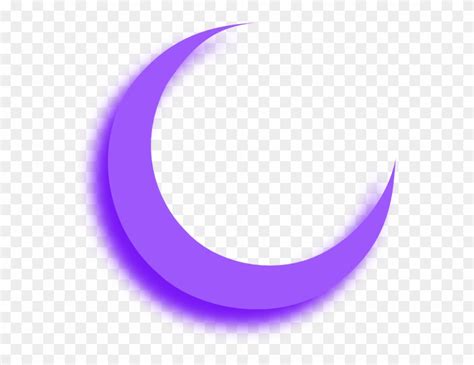 Download Purple Moon - Purple Crescent Moon Png Clipart (#18036) - PinClipart