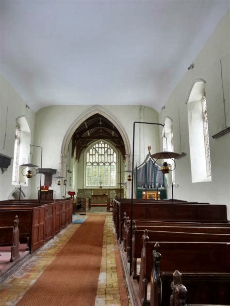 Suffolk Brundish Looking East Down The C Nave Jmc Church