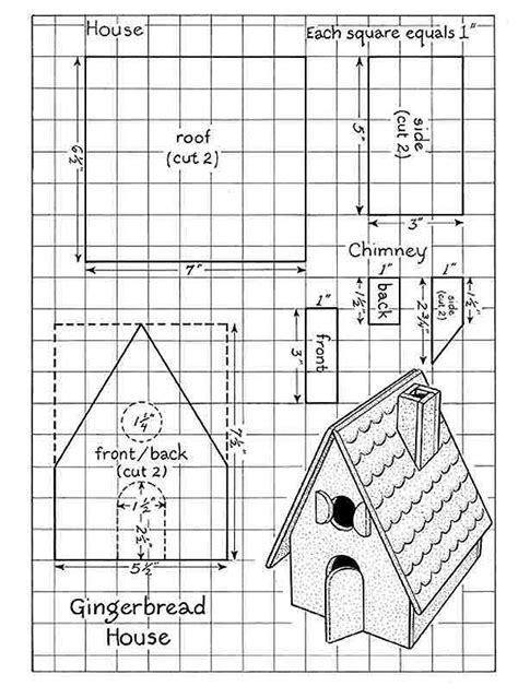 GINGERBREAD HOUSE PATTERNS FREE « Free Patterns