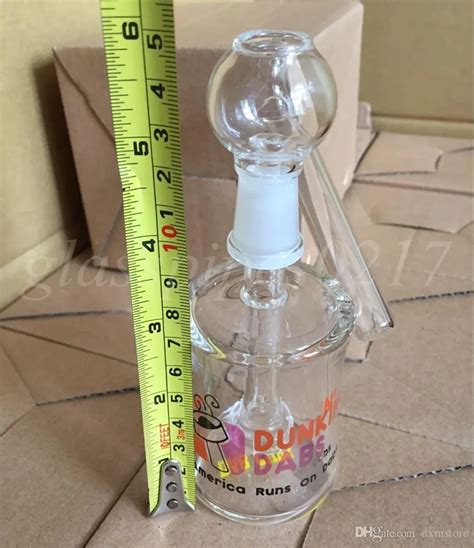 Dunkin Dabs Glass Bong Pipes Glass Smoking Bongs Mini Oil Rigs Glass