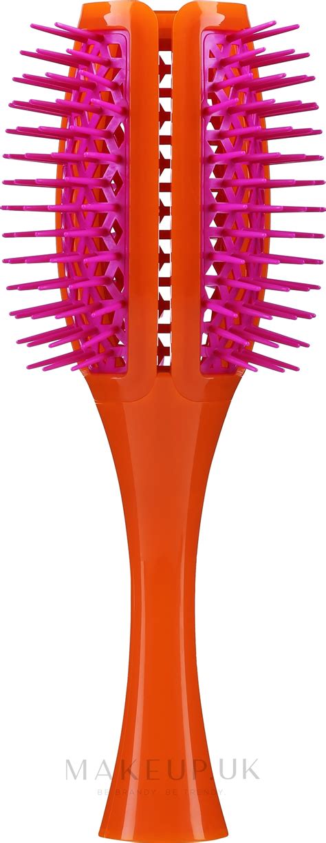 Janeke Tulip Vented Brush Curvy Tulip Brush Orange Violet Makeup Uk