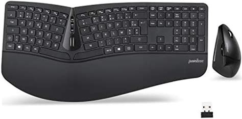 Perixx Periduo Combo Ergonomique Clavier Et Souris Sans Fil Usb