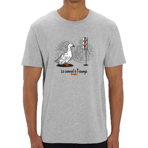 T Shirt Homme Coton Bio Le Canard L Orange