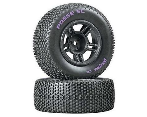 Duratrax Posse Sc C Mounted Tires Front Slash Dtxc Amain