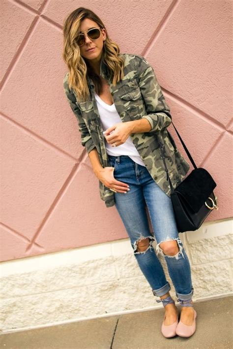 Camo Jacket Outfit Ideas