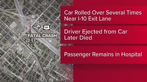 Fatal Roll Over Crash On I 10 Sunday Wwltv