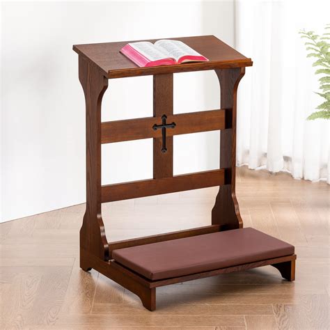 Buy LUE BONA Prayer Bench Stool, Padded Kneeling Stool for Prayer ...