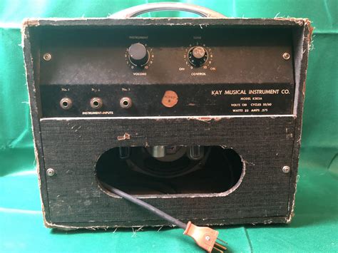 Kay Model K503a Late 50’s Harpsucker Amps And Parts