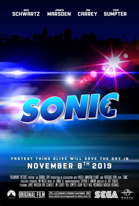 Fan Made Poster For An Upcoming Sonic Movie Hope You Like It R