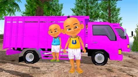 Upin Ipin Bawa Truk Oleng Pink Angkut Harimau Ke Hutan YouTube