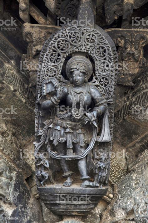 Carved Sculptures On The Outer Wall Of The Chennakeshava Temple Complex