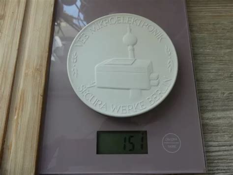 Ddr Medaille Ehren Plakette Mei En Veb Mikroelektronik Secura