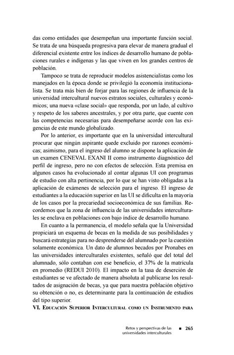 La Gestion De La Interculturalidad En La Educacion Superior Mexicana