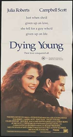 All About Movies - Dying Young Daybill Movie poster