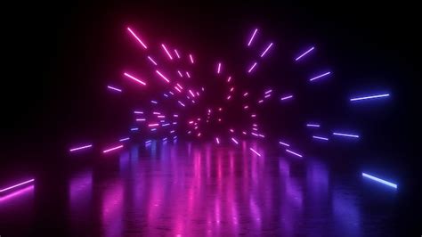 Premium Photo | Pink and blue neon lights