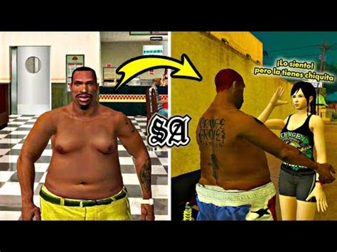 Esto Pasa si CJ Tiene la Estadística de Gordura al MÁXIMO en GTA San