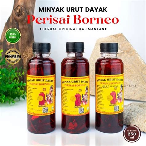 Jual Minyak Urut Dayak Herbal Prisai Borneo 100 Original Asli Khas Kalimantan Shopee Indonesia