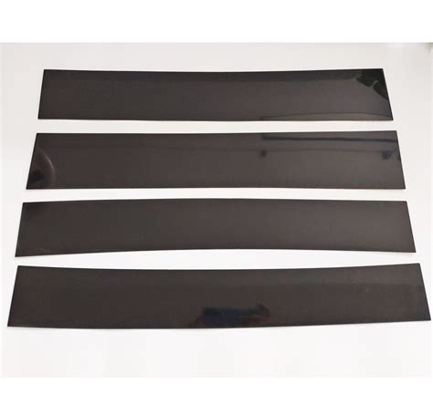 4x Glossy Black Pillar Post For Cadillac Escalade 2007 2014 Door Trim Cover Kit Ebay