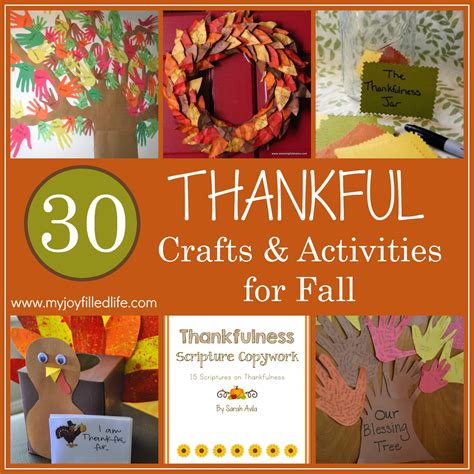 30 Thankful Crafts and Activities for Fall - My Joy-Filled Life