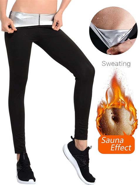 Women High Waist Slimming Sport Pants Body Shapers Capris Sweat Sauna