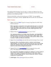 Causes Of World War II Webquest Pdf Name Estrella Sanchez Amaya U S