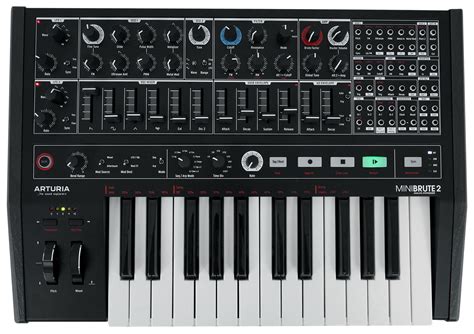 Arturia Minibrute Noir Usb Midi Analog Synthesizer Monosynth Mini